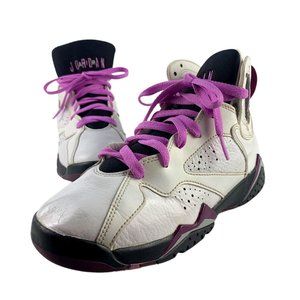 Jordan IV 442960-127 Retro Fuchsia Glow White Leather Mid‎ Top Sneakers